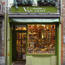 比利时布鲁日 Chocolatier VAN OOST 巧克力大师范奥斯特巧克力店是布鲁日居民的秘密