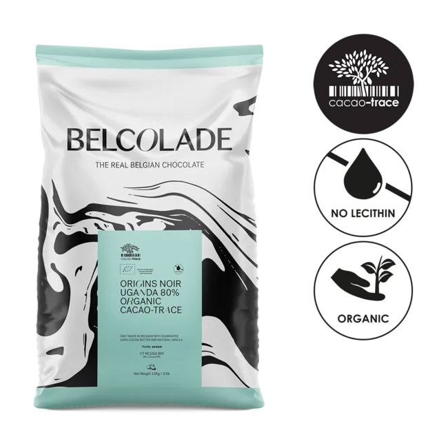 BELCOLADE 贝可拉 乌干达有机可可 80% 可可含量 单源黑巧克力 BELCOLADE 贝可拉 乌干达有机可可 80% 可可含量 单源黑巧克力