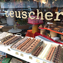 瑞士90多年历史的顶级巧克力 teuscher 托伊舍的店