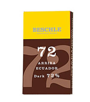 BESCHLE 百事利 马达加斯加 特立尼达种可可豆64%可可含量 盐之花黑巧克力9克小包装