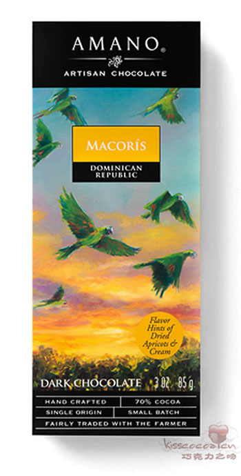 AMANO 天野
多米尼加 Macoris 种植园可可
70%可可含量单源黑巧克力 AMANO 天野
多米尼加 Macoris 种植园可可
70%可可含量单源黑巧克力