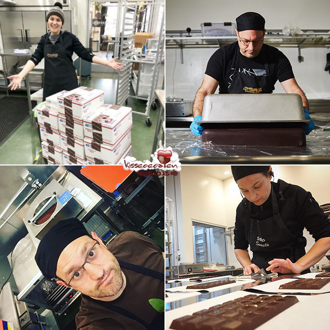 David和Corey Menkes制作LETTERPRESS巧克力