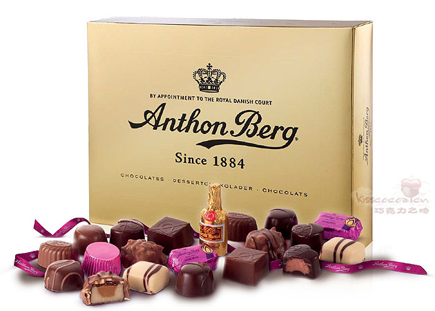 Anthon Berg 爱顿博格
花式什锦巧克力金装礼盒 17枚装 200克