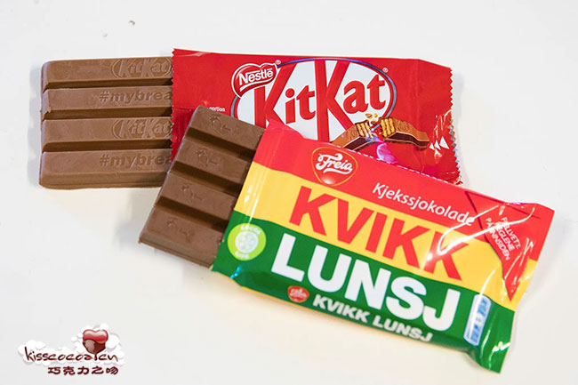 Freia Kvikk Lunsj 奎克·伦斯巧克力 Freia Kvikk Lunsj 奎克·伦斯巧克力