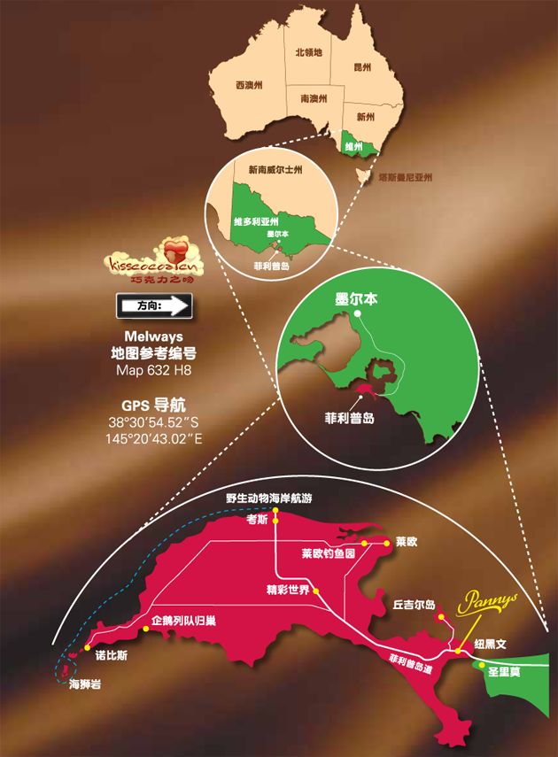 菲利普岛旅游图 菲利普岛旅游图