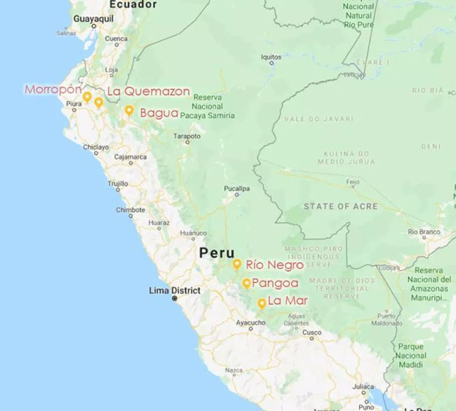 QANTU巧克力秘鲁可可豆地图 QANTU巧克力秘鲁可可豆地图