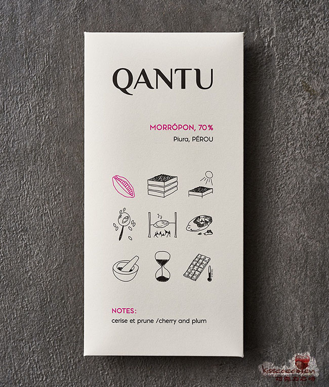 QANTU 坎涂
Morropon 70%可可含量 单源黑巧克力 50克 QANTU 坎涂
Morropon 70%可可含量 单源黑巧克力 50克