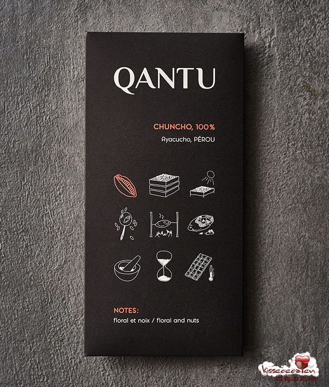QANTU 坎涂
CHUNCHO 春丘老树可可 100%可可含量 单源黑巧克力 50克 QANTU 坎涂
CHUNCHO 春丘老树可可 100%可可含量 单源黑巧克力 50克