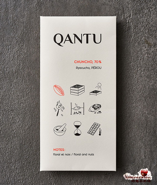 QANTU 坎涂
CHUNCHO 春丘老树可可 70%可可含量 单源黑巧克力 50克 QANTU 坎涂
CHUNCHO 春丘老树可可 70%可可含量 单源黑巧克力 50克