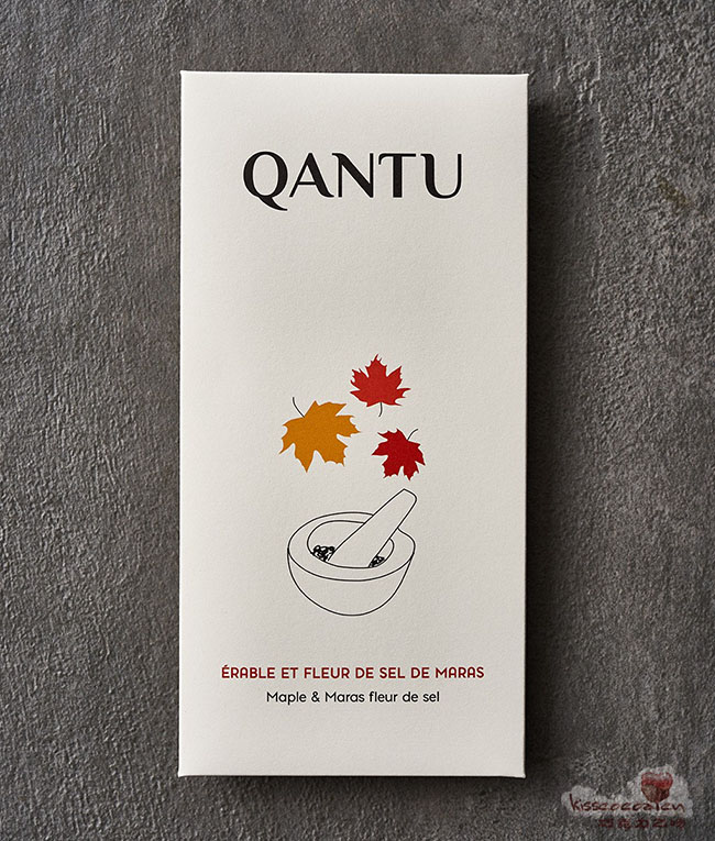 QANTU 坎涂
枫糖盐之花 60%可可含量 黑巧克力 50克 QANTU 坎涂
枫糖盐之花 60%可可含量 黑巧克力 50克