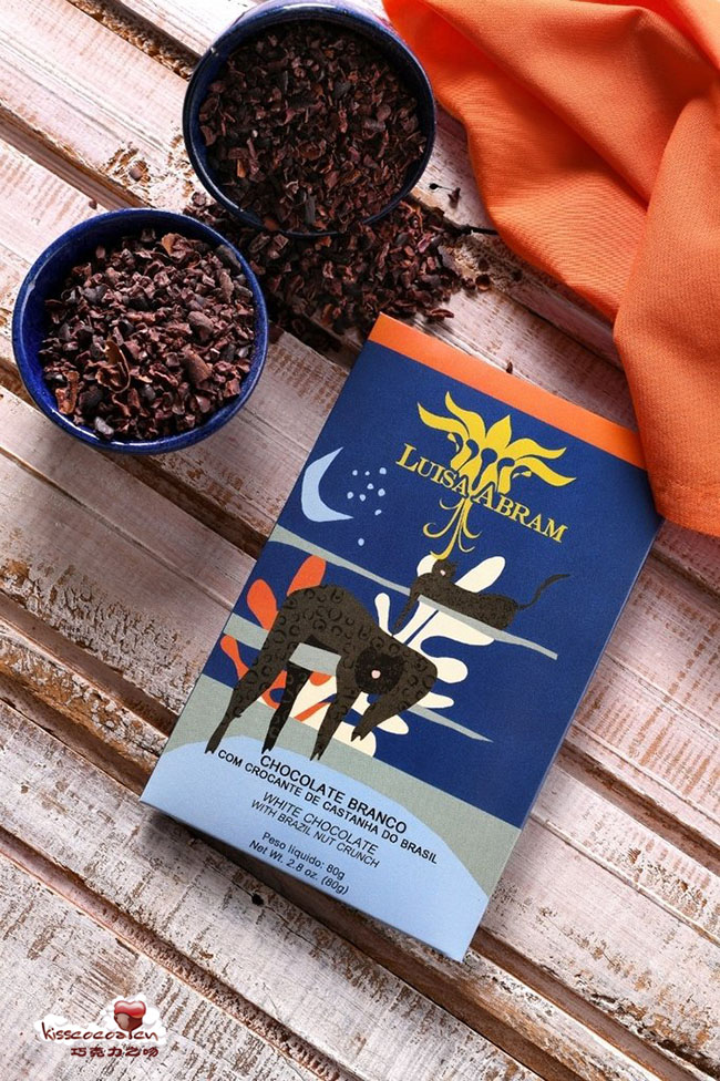 Luisa Abram 路易莎·艾布拉姆
巴西坚果香脆白巧克力