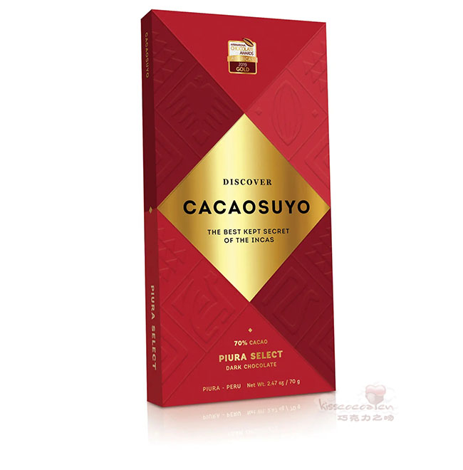 CACAOSUYO 可可苏尤 PIURA SELECT 70%
皮乌拉之选 70% 可可含量 Tree to Bar 种植园黑巧克力 70 克 CACAOSUYO 可可苏尤 PIURA SELECT 70%
皮乌拉之选 70% 可可含量 Tree to Bar 种植园黑巧克力 70 克