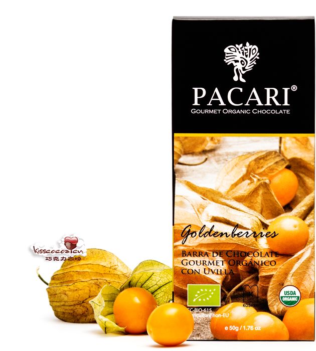 PACARI 帕卡瑞黄金莓干风味厄瓜多尔有机巧克力 PACARI 帕卡瑞黄金莓干风味厄瓜多尔有机巧克力