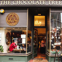 英国爱丁堡以可可著名的巧克力咖啡馆CHOCOLATE TREE 巧克力店