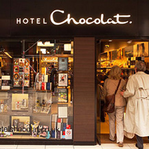 英国非常成功的巧克力神话 HOTEL Chocolat. 巧克力连锁店