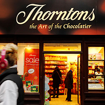 英国老牌巧克力 Thorntons 桑顿的巧克力店