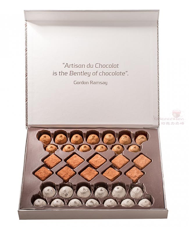 英国Artisan du Chocolat 的新鲜松露巧克力 英国Artisan du Chocolat 的新鲜松露巧克力