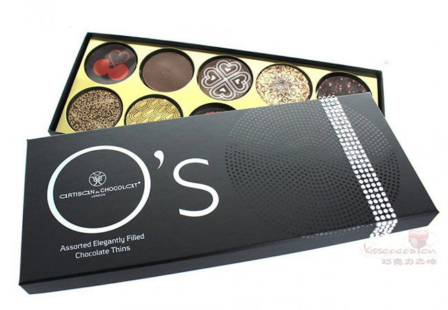 英国ARTISAN du CHOCOLAT O's圆形巧克力片礼盒 英国ARTISAN du CHOCOLAT O's圆形巧克力片礼盒