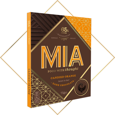 MIA 米娅
蜜饯橙子
65%可可含量黑巧克力 MIA 米娅
蜜饯橙子
65%可可含量黑巧克力