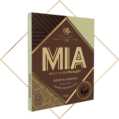 MIA 米娅
大麻和杏仁
65%可可含量黑巧克力 MIA 米娅
大麻和杏仁
65%可可含量黑巧克力