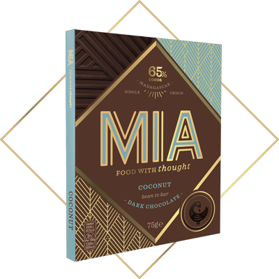 MIA 米娅
椰子
65%可可含量黑巧克力 MIA 米娅
椰子
65%可可含量黑巧克力