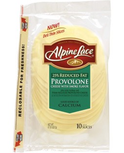AlpineLace Provolone 预切奶酪片 AlpineLace Provolone 预切奶酪片