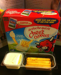 La Vache quirit Cheez Dippers 乐芝牛高钙全脂谷物饼干条 + 奶酪组合